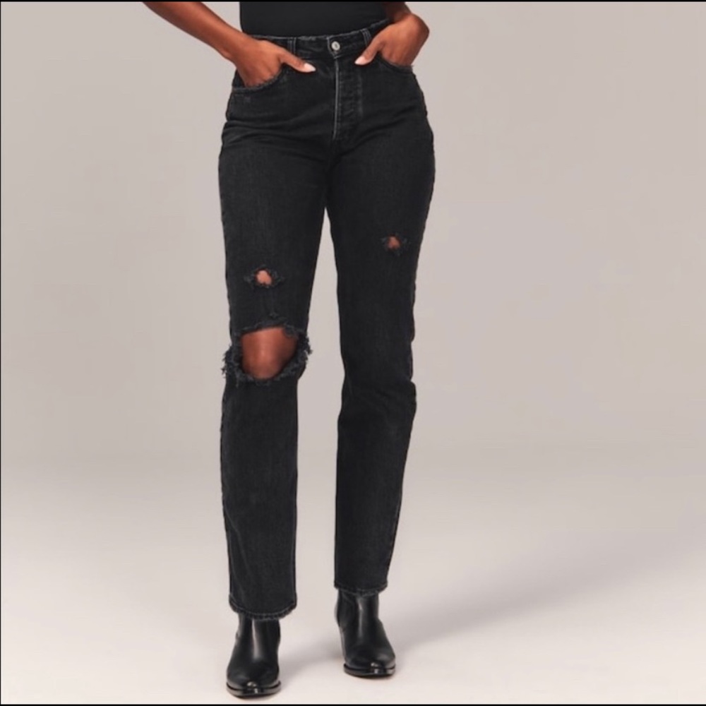Abercrombie & Fitch Curve Love High Rise Jeans